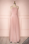 Shaynez Dusty Pink Empire A-Line Prom Dress | Boutique 1861