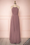 Shaynez Dusty Mauve Empire A-Line Prom Dress | Boutique 1861