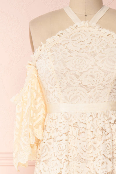 Shinshiro | Cream Lace Dress
