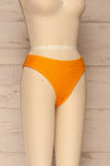 Sibay Yellow Textured Bikini Bottom | La petite garçonne side view