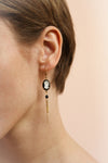 Sibyl Megara | Gold Pendant Earrings