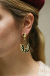 Sic Doré | Textured Pendant Earrings
