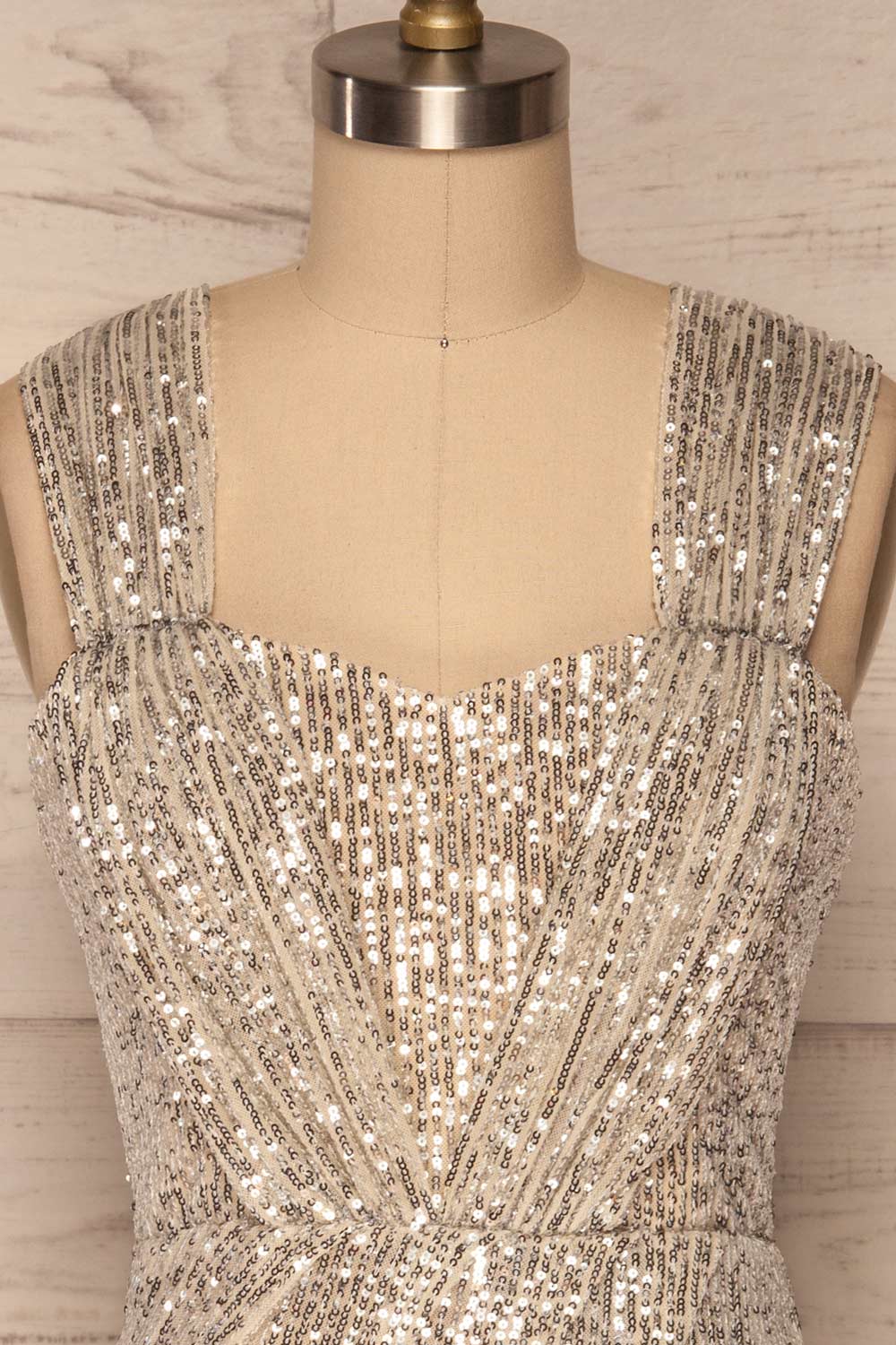 Siderona | Silver Sequin Dress