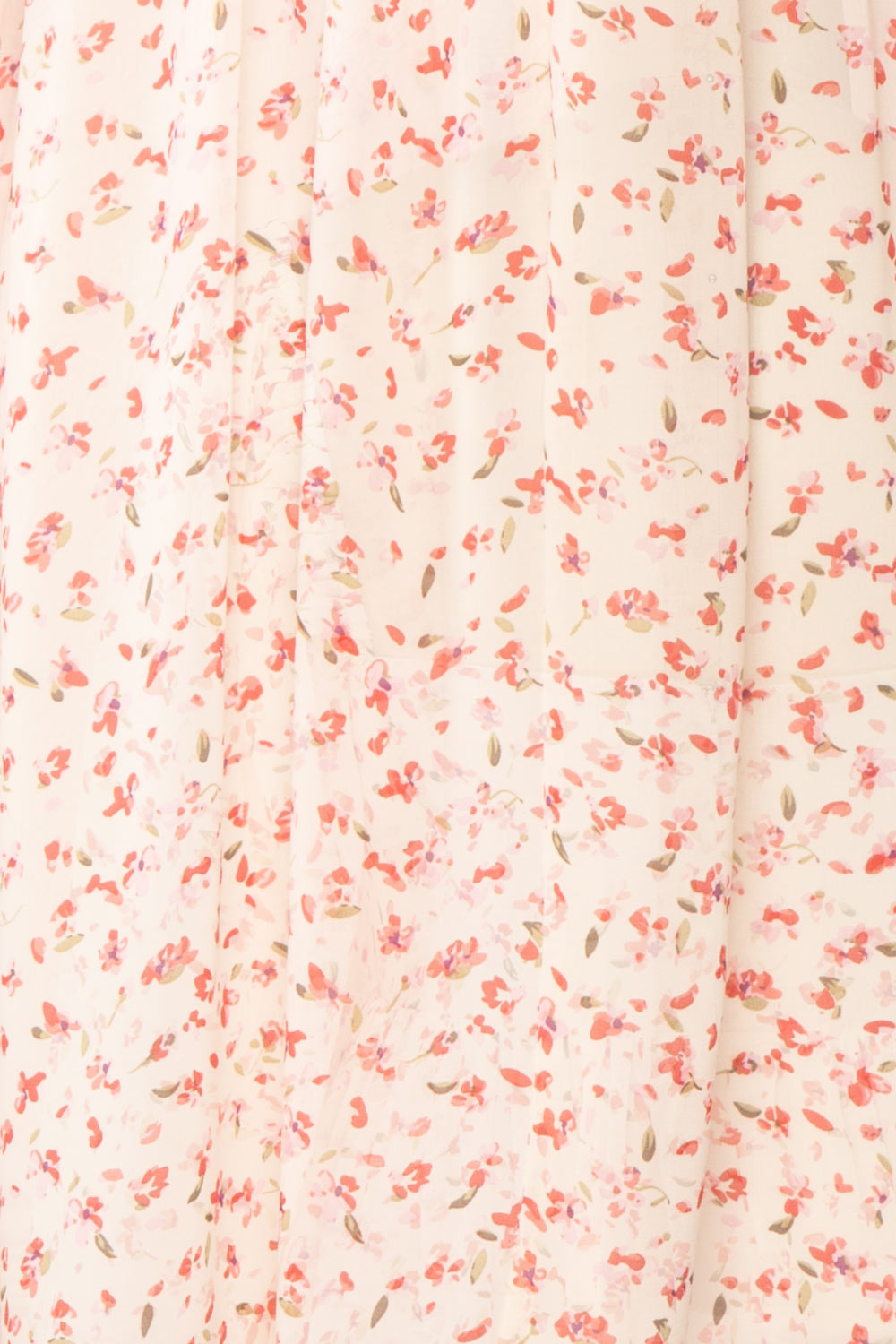 Silaca White Floral Chiffon Short Dress | Boutique 1861 fabric 