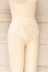 Silves Pink Translucent Lace Panties | La petite garçonne  side view