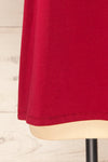 Sindi Burgundy Oversized Cotton T-Shirt | La petite garçonne bottom