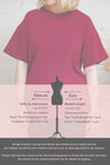 Sindi Burgundy Oversized Cotton T-Shirt | La petite garçonne model infos