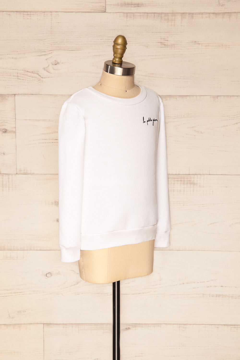 Sintra White Mini Kids White Sweater | La Petite Garçonne