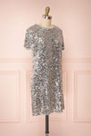 Solange Multicolour Short Sequin Dress | Boutique 1861 side view