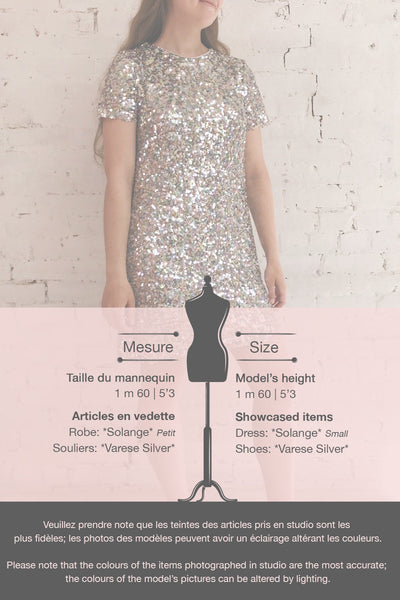 Solange Multicolour Short Sequin Dress | Boutique 1861 template