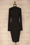 Solesmes Black Mock Neck Dress | Robe | La Petite Garçonne front view