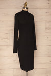 Solesmes Black Mock Neck Dress | Robe | La Petite Garçonne side view
