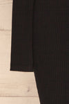 Solesmes Black Mock Neck Dress | Robe | La Petite Garçonne sleeve close-up