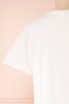 Sonnewalde White T-Shirt w/ Cat | Boutique 1861 back close-up