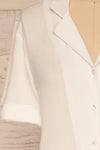 Soresina White Short Sleeved Shirt | La petite garçonne sleeves