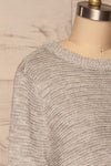 Sorinnes Sweater Dress | Robe Grise | La Petite Garçonne side close-up