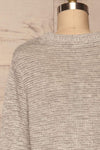 Sorinnes Sweater Dress | Robe Grise | La Petite Garçonne back close-up