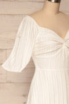 Southport White Embroidered A-Line Summer Dress | La Petite Garçonne