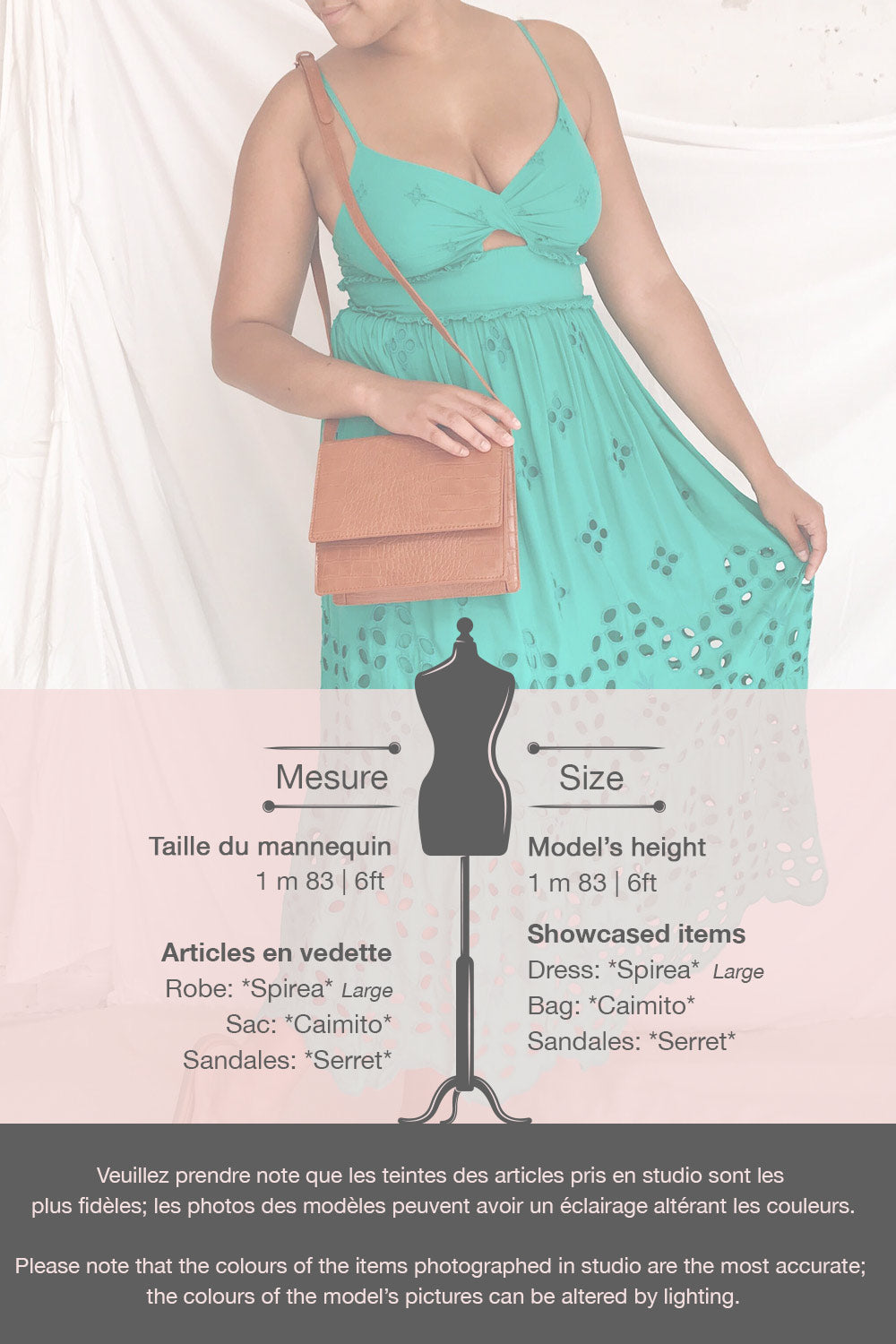 Spirea Turquoise Openwork Midi Dress | Boutique 1861 template