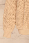 Staicele Beige Textured Knitted Sweater | La petite garçonne bottom