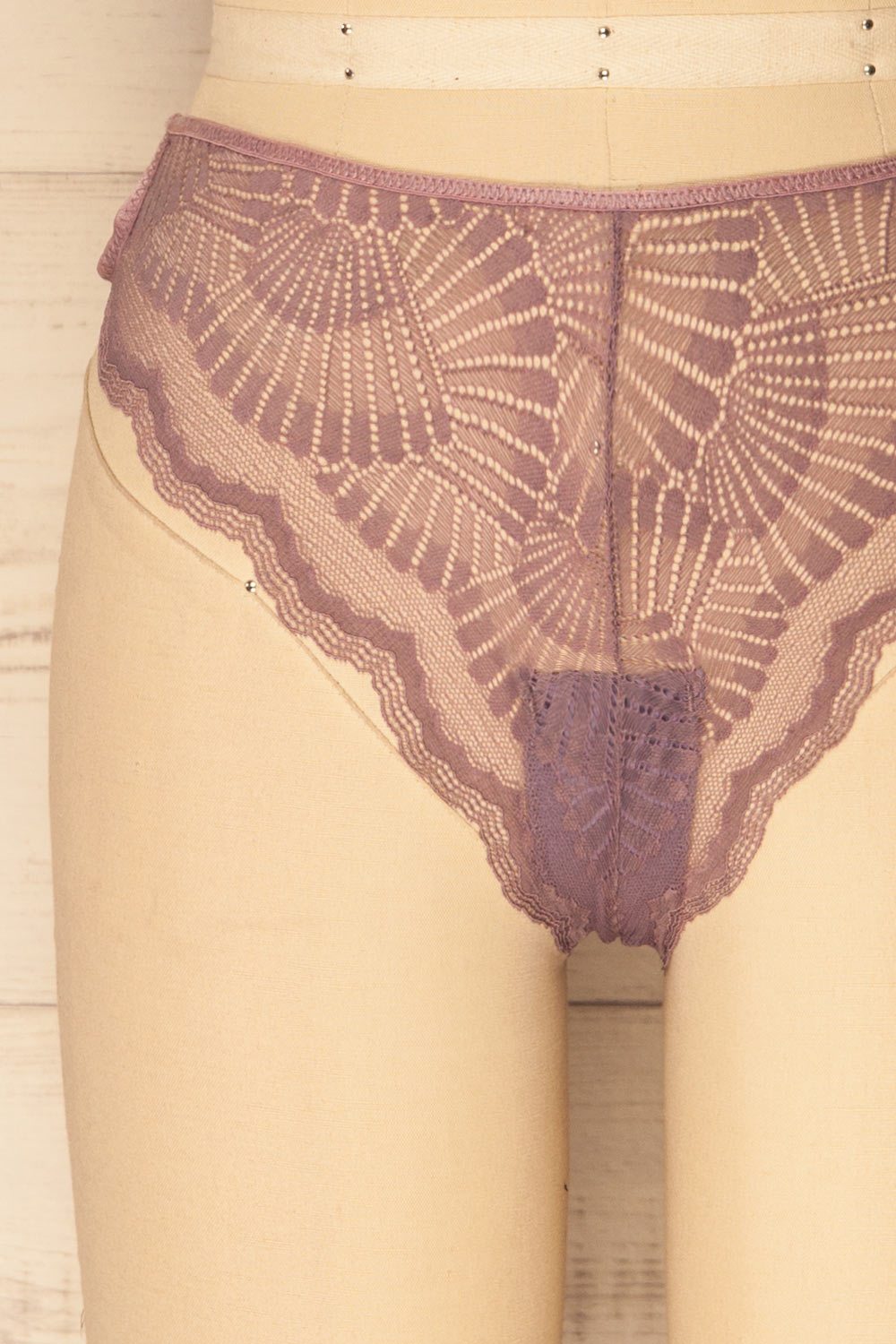 Stira Mauve Lilac Lace Brazilian Panty | La Petite Garçonne Chpt. 2