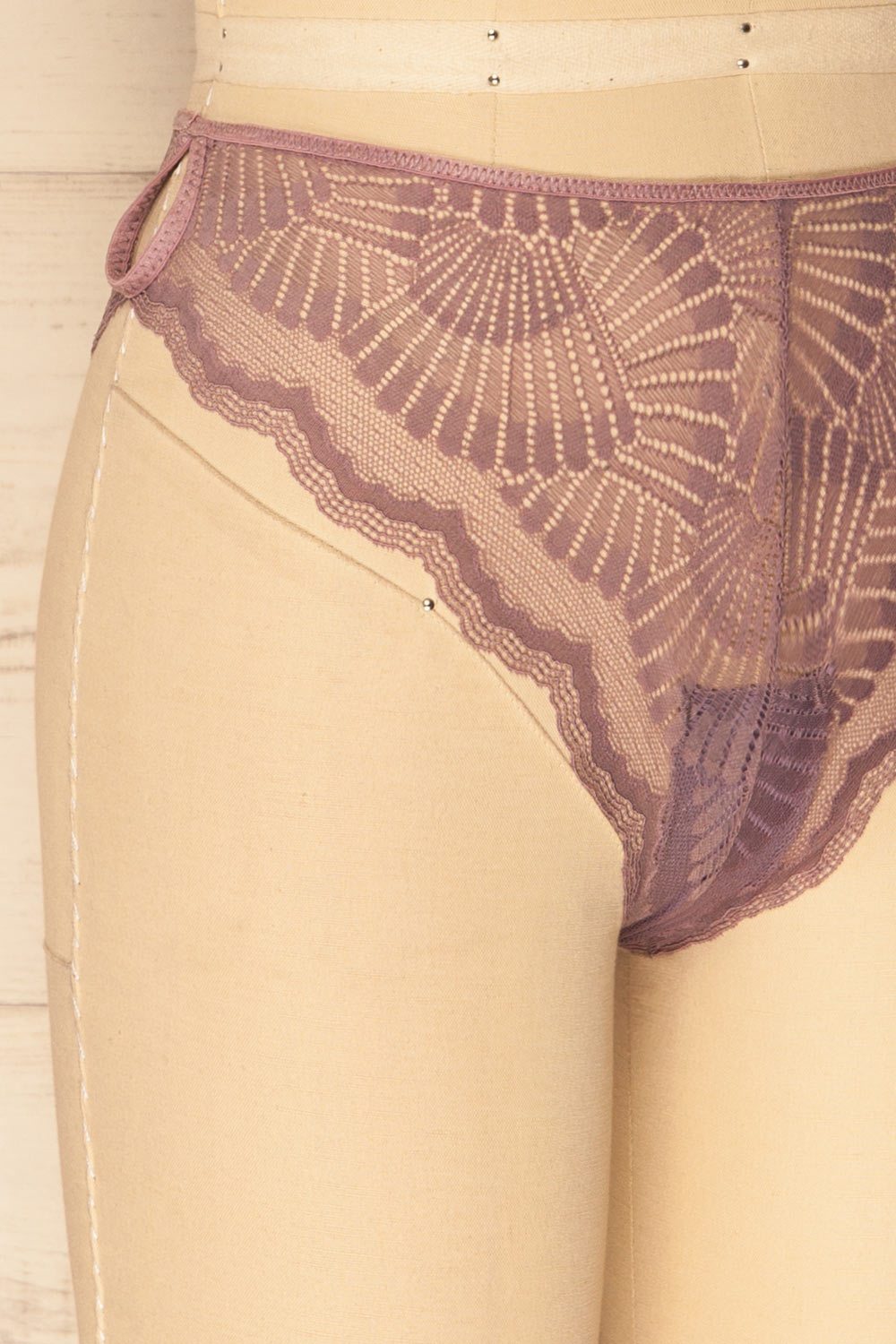 Stira Mauve Lilac Lace Brazilian Panty | La Petite Garçonne Chpt. 2