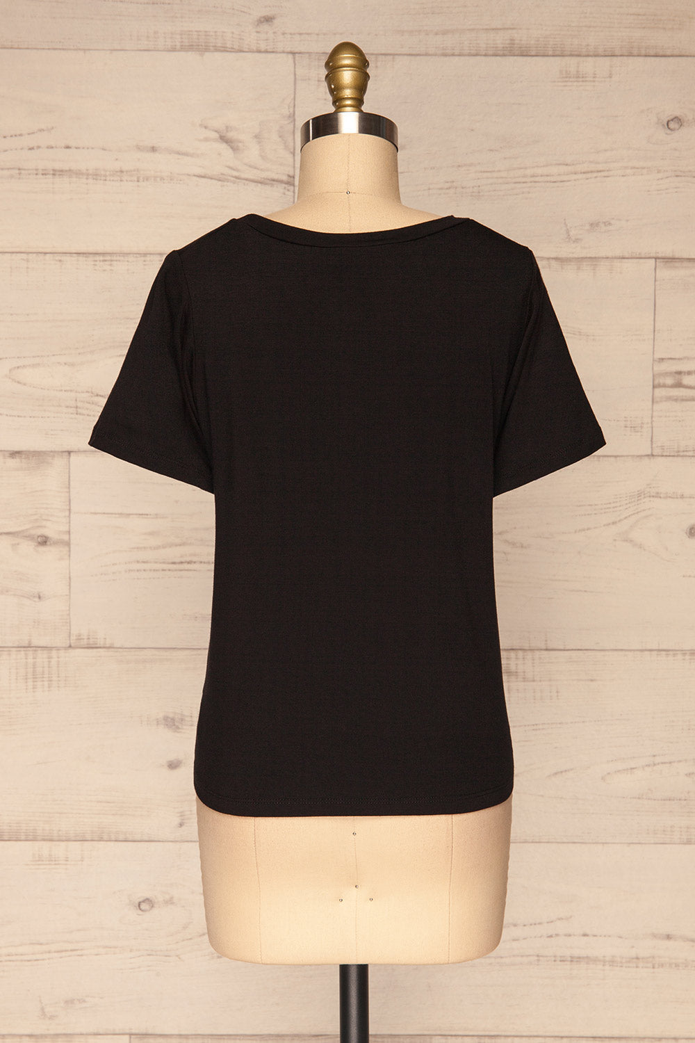 Strong Women Black T-Shirt | Haut | La Petite Garçonne back view 