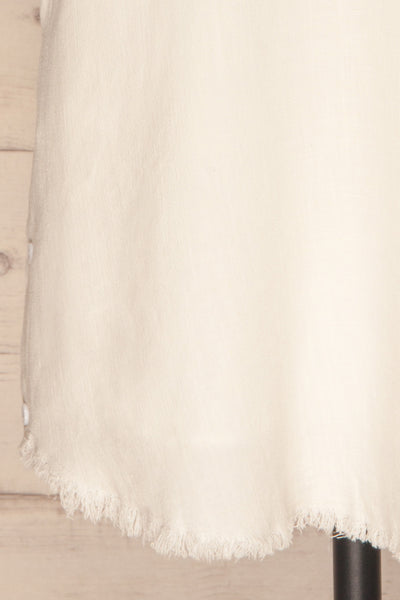 Sucua Ivory White Straight Short Dress | La petite garçonne skirt