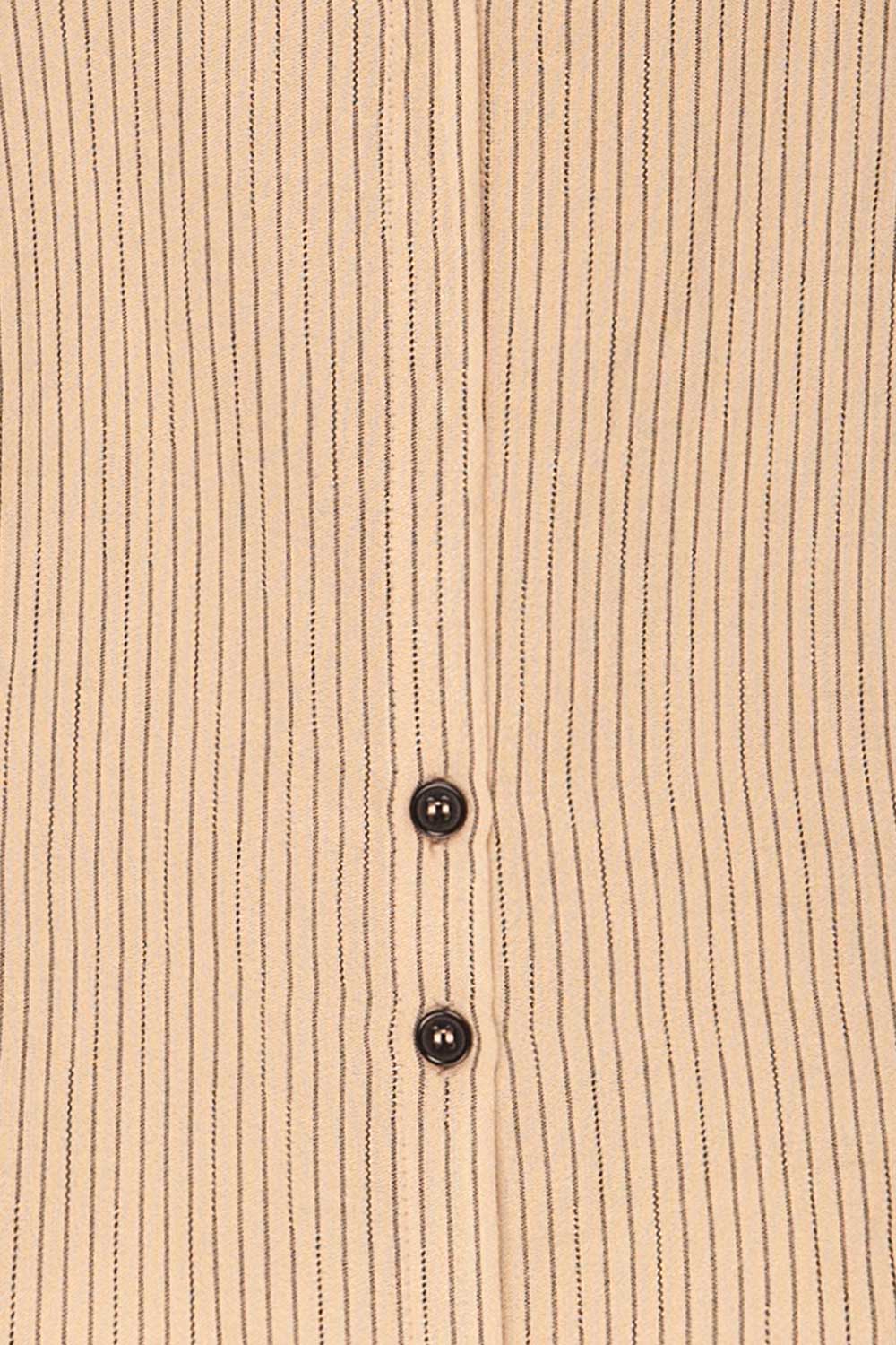 Sucumbios Sand Black Lined Bouse | La petite garçonne fabric