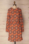 Surice Orange Floral & Paisley Print Tunic Dress | La Petite Garçonne
