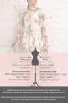 Sussen Cream White Floral A-Line Short Dress | Boutique 1861 template