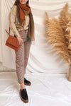 Ailleurs Colourful Soft Knitted Scarf | La petite garçonne model look