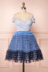 Synga Sky Gradient Blue Short Dress | Boutique 1861