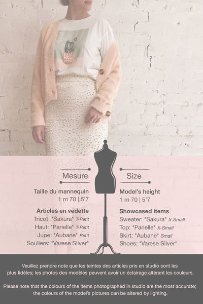 Aubane Cream Lace Midi Skirt w/ Back Slit | Boutique 1861 template