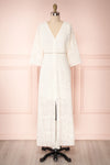 Tahara Cream Lace Button-Up A-Line Bridal Dress | Boudoir 1861