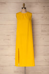 Taizy Yellow Midi Tent Dress with Front Slit | La Petite Garçonne