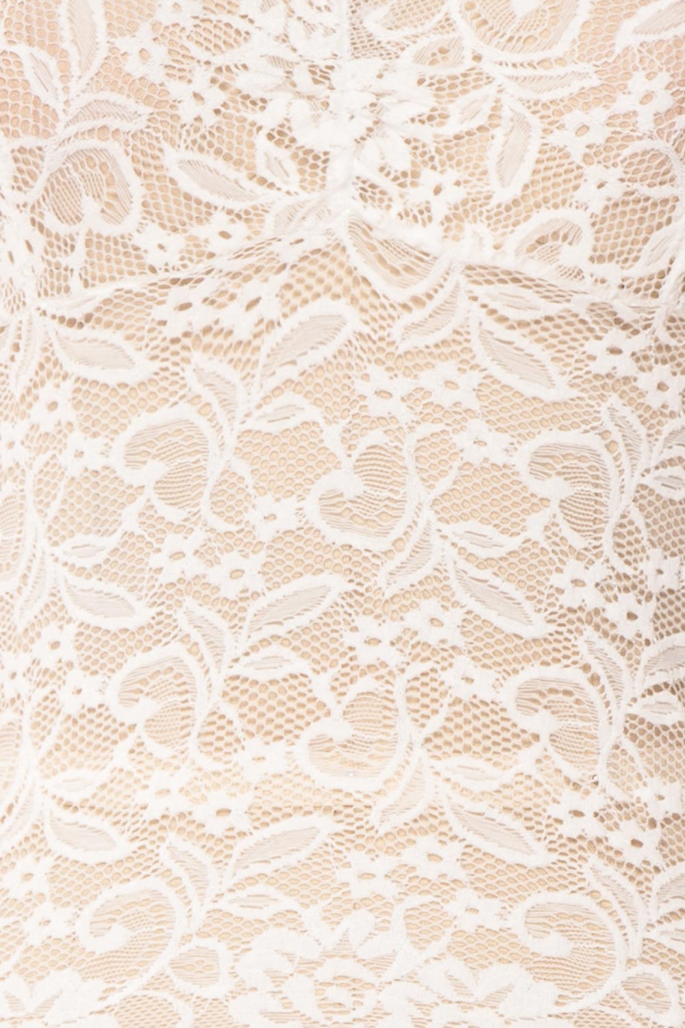 Takehara White Lace Fitted Top | Boudoir 1861