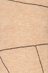 Tarcento Beige Knit Sweater | Tricot Beige fabric close up | La Petite Garçonne