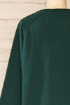 Tarnow Green Long Sweatshirt with Pockets | La petite garçonne back close-up