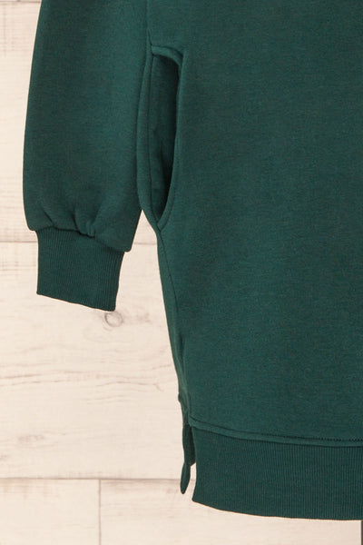 Tarnow Green Long Sweatshirt with Pockets | La petite garçonne bottom