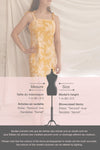 Tarouca Yellow Patterned Midi Dress | La petite garçonne template