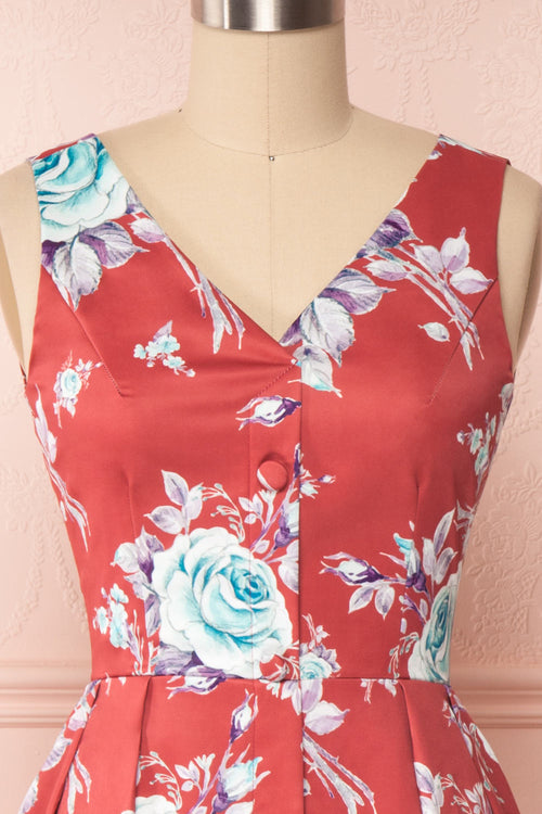 TARYN™ – Lightweight Vintage Floral Dress