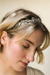 Taygete Headband with Blue & Golden Crystals | Boudoir 1861