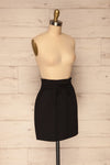 Tchita Short Black Drawstring Skirt | La petite garçonne side view