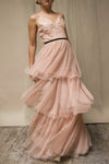 Tenya Rose | Pink Layered Dress