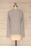 Teplice Grey Sweater | Chandail Gris back view | La petite garçonne