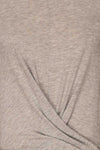Teplice Grey Sweater | Chandail Gris fabric | La petite garçonne