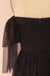 Terava Black Off Shoulder Soft Mesh Dress | Boutique 1861