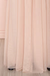 Tevaiho | Pink Gown w/ Silver Cape
