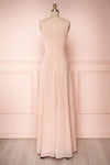 Thayna Blush Pink Embroidered Maxi Prom Dress | Boutique 1861